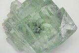 Purple and Green Cubic Fluorite Cluster - China #205574-3